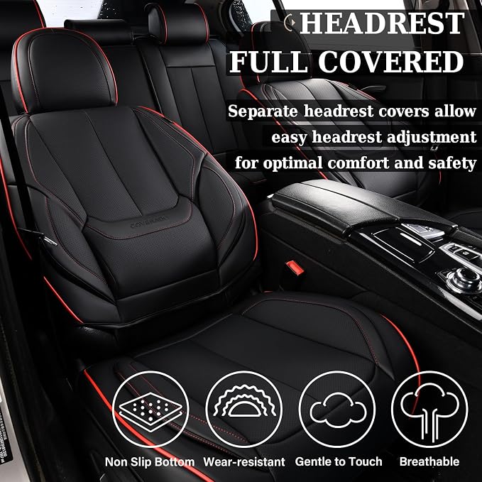 Universal Seat Covers — Full Set — Black