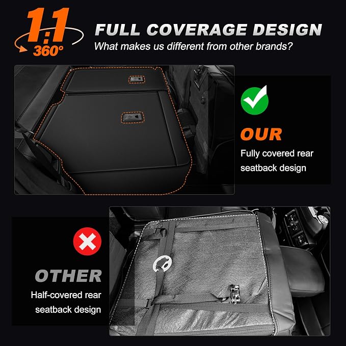 Seat Covers for Toyota 4Runner — Full Set — Black / Gray
