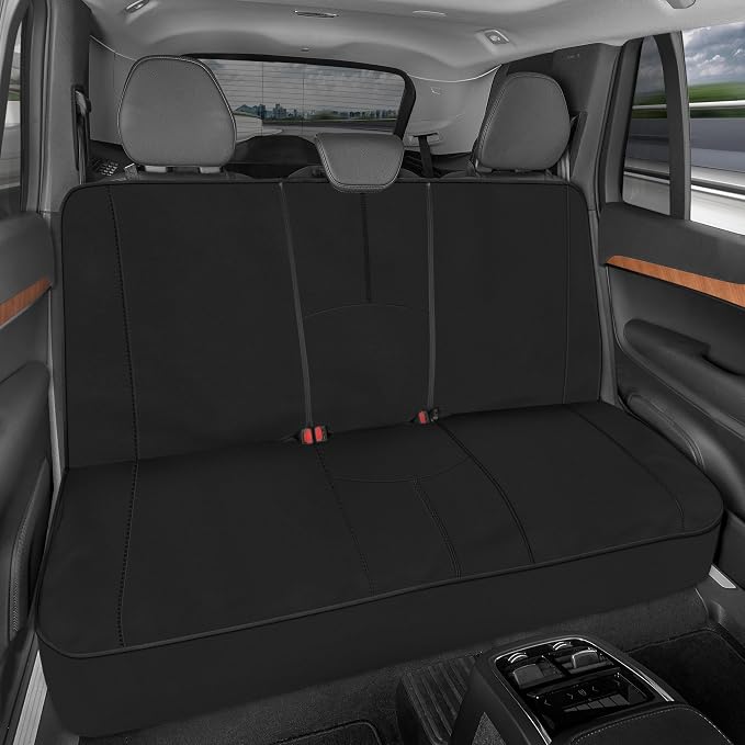Pet Car Seat Protector — Rear Seat — Black