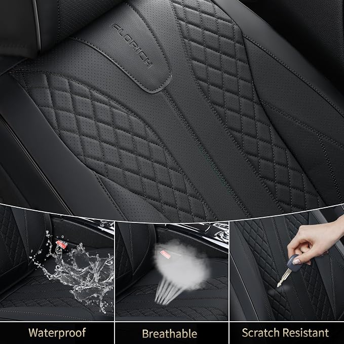 Universal Seat Covers — Full Set — Black