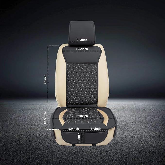 Universal Seat Covers — Front Seat — Black
