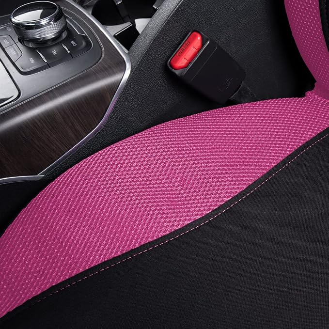 Universal Seat Covers — Front Seat — Pink
