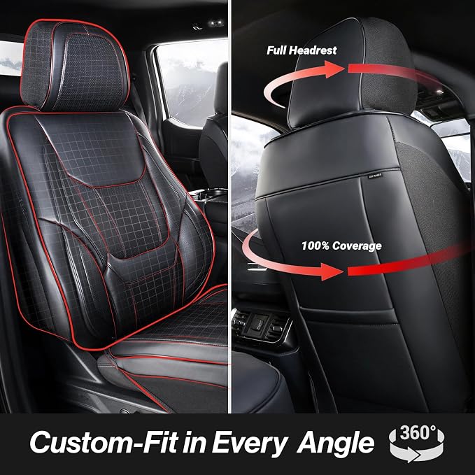 Seat Covers for Ford F-150 — Full Set — Black