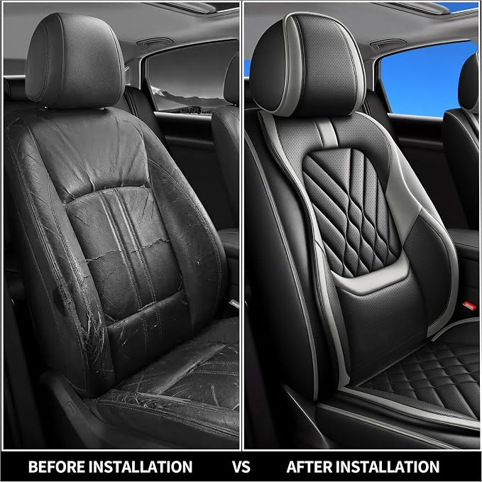Seat Covers for Nissan Kicks — Full Set — Gray