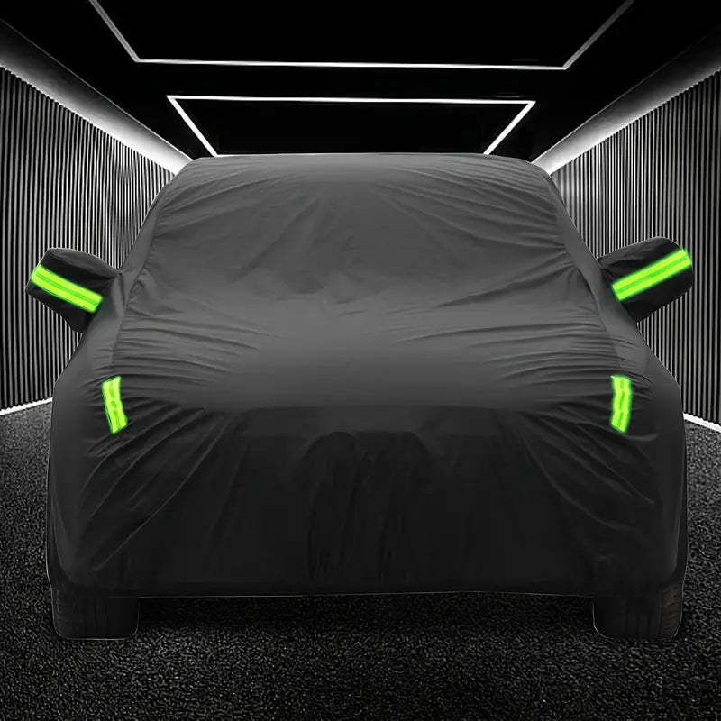 2XL Size Full Car Cover, Waterproof Rain UV Dust Resistant, All Weather Protection, with Reflective Strip 82042384-a4b6-4deb-bebd-18a9373fd1b8