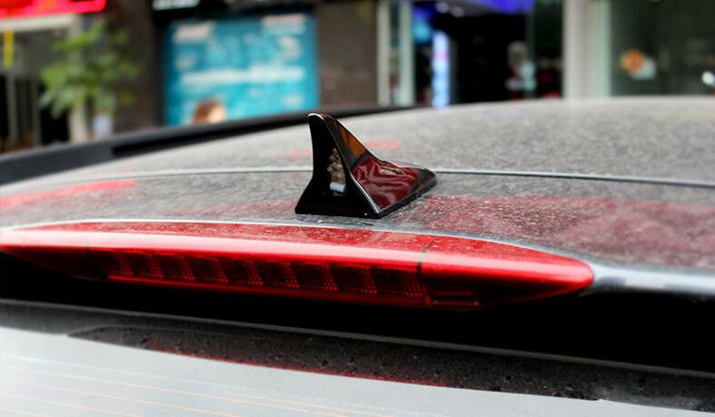 Car Shark Fin Antenna with Solar Energy LED Light 8605383787_959895349