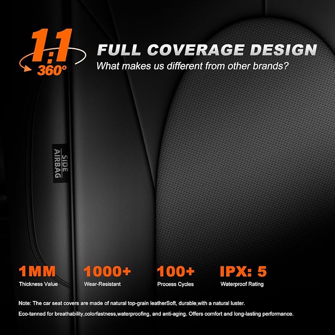 Faux Leather Seat Covers for Toyota Highlander — Full Set