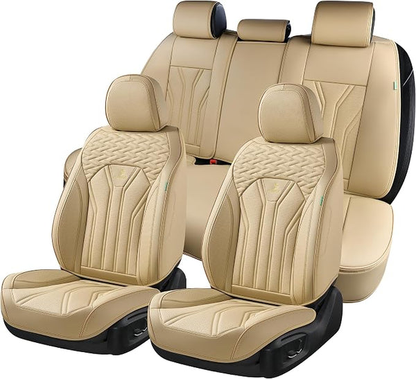 Universal Seat Covers — Full Set — Beige