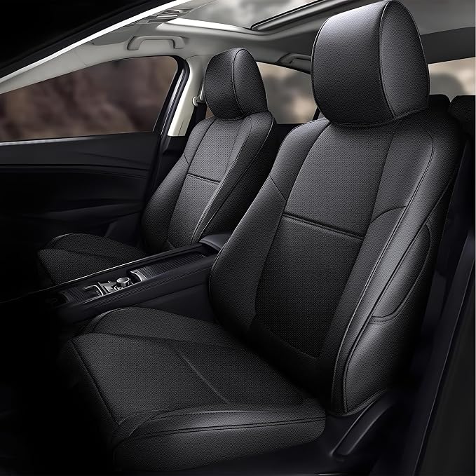 Faux Leather Seat Covers for Mazda3 — Full Set — Black