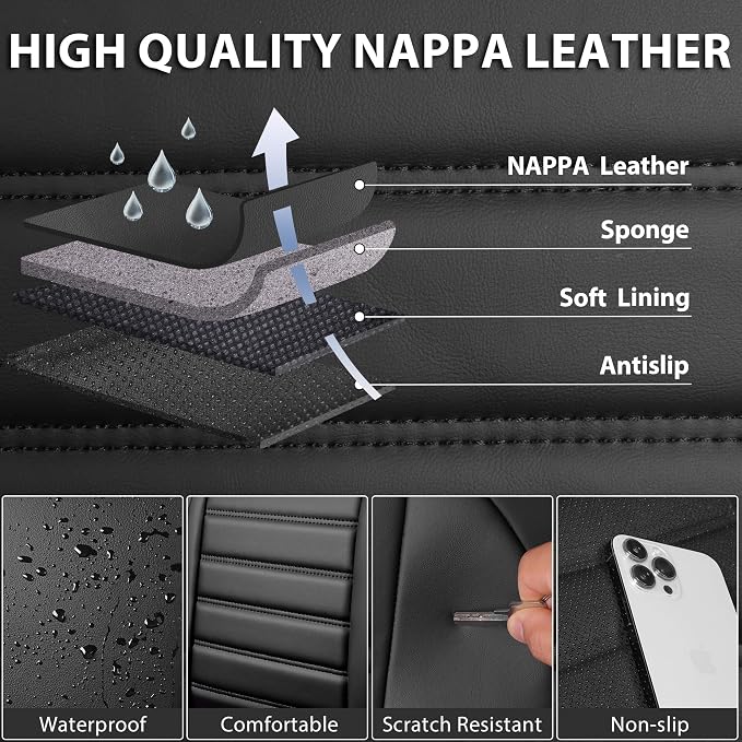 Universal Seat Covers — Full Set — Black