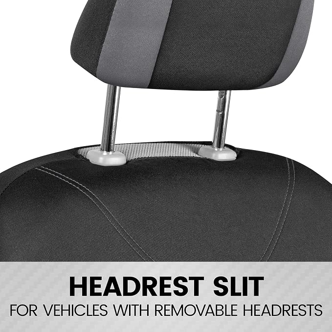 Car Seat Covers — Full Set — Gray