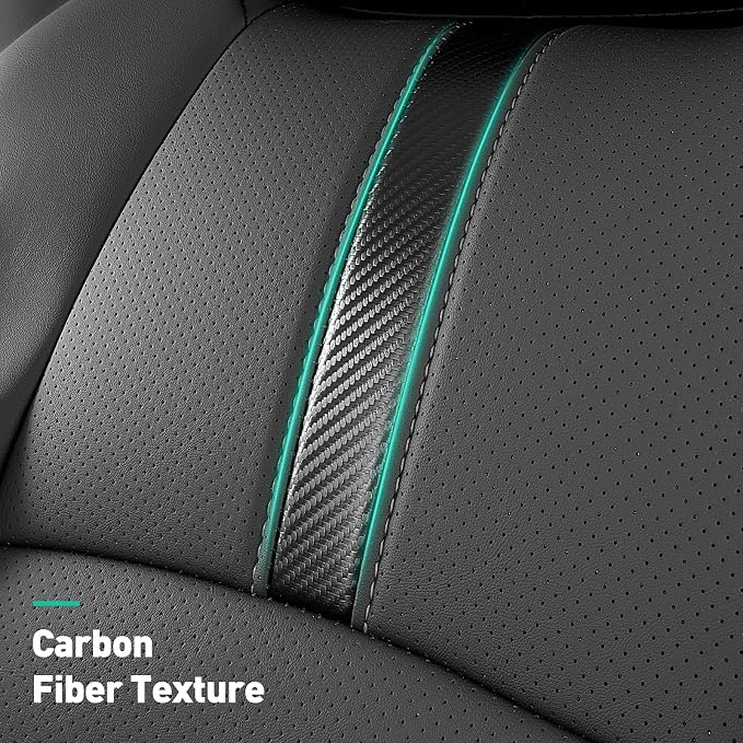 Faux Leather Seat Covers for Toyota Tacoma — Full Set — Black / Gray