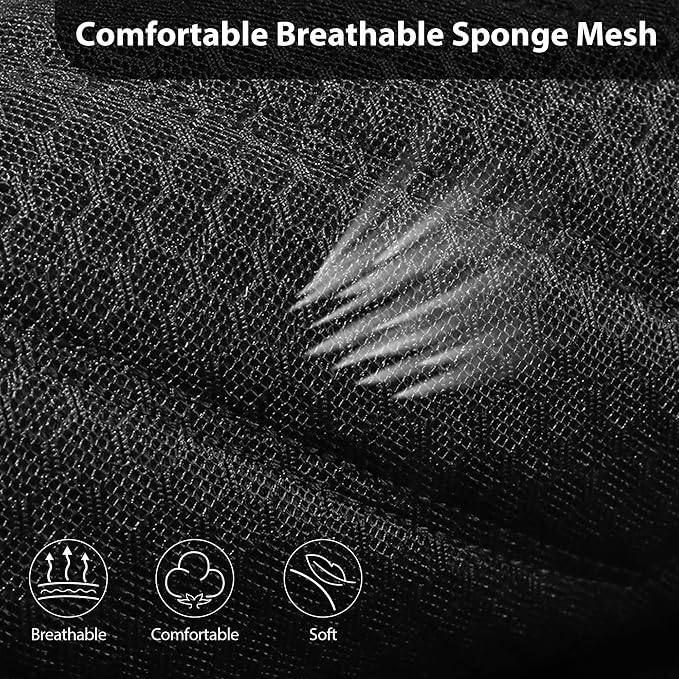 Universal Fabric Seat Covers — Front Seat — Black