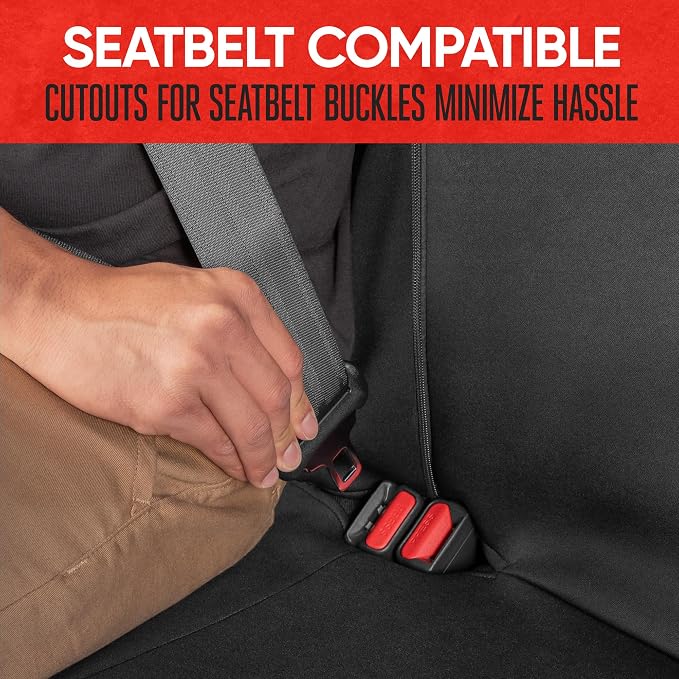 Universal Seat Covers — Full Set — Black / Gray