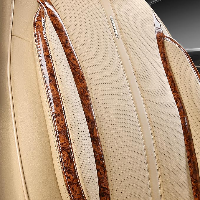 Universal Seat Covers — Full Set — Beige