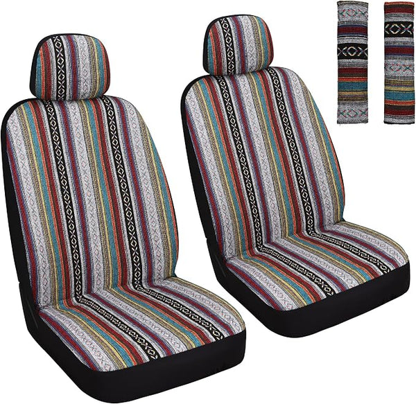 Universal Seat Covers — Front Seat — Red