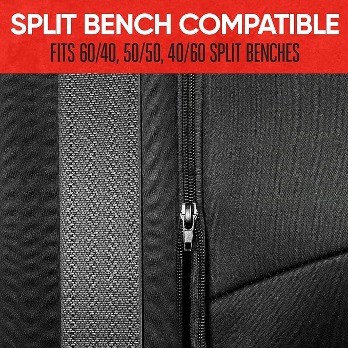 Pet Car Seat Protector — Black / Beige