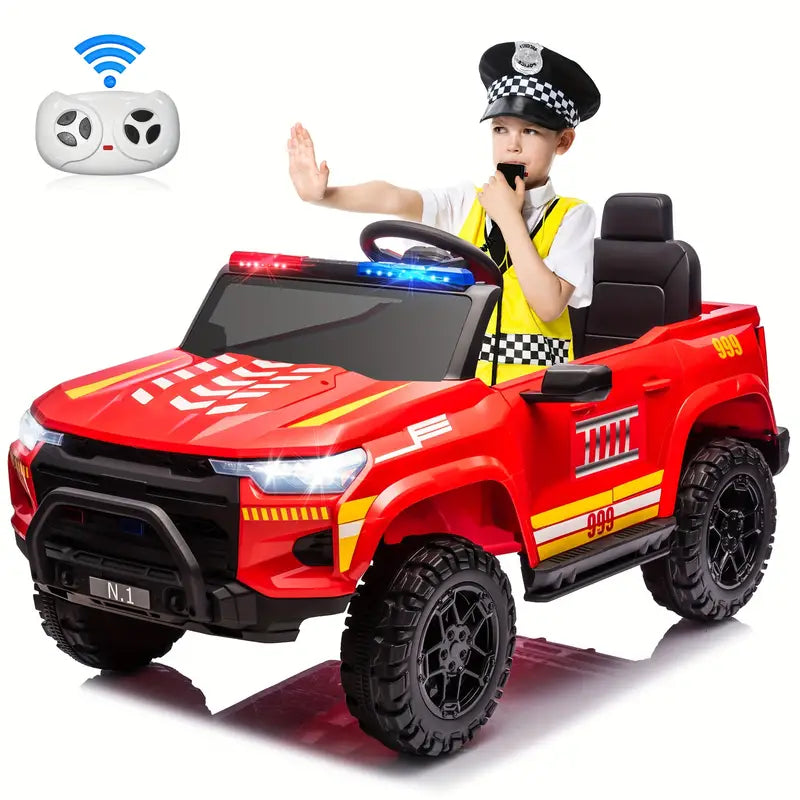 24V Ride On Police Car For Kids 2 Seater, 400W Ride-on Toy For Big Kids With Remote Control Red 9db44248-1122-4acc-aedd-f08e5b2663c7