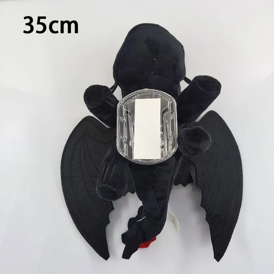 Auto Parts™ Toothless decoration little flying dragon Black Large 35cm Black_35