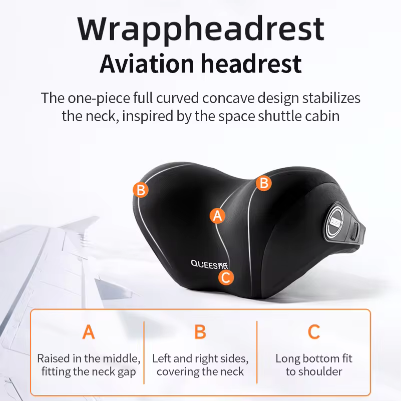 Car Headrest Pillow Neck Driving Seat Memory Foam Waist Protection Car-Lumbar-Support-Pillow-Auto-Neck-Pillow-Waist-Support-Removable-Washable-Backrest-Universal-Vehicle-Cushion-Waist.jpg__1