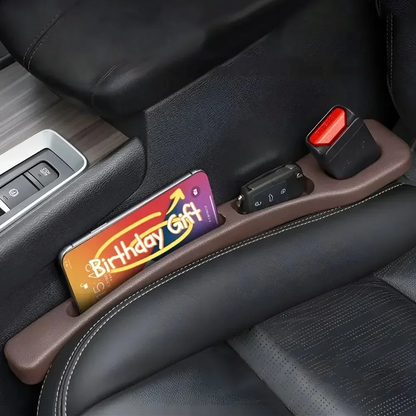 Universal 2 Pcs Car Seat Gap Filler & Console Organizer Set Description_images_04