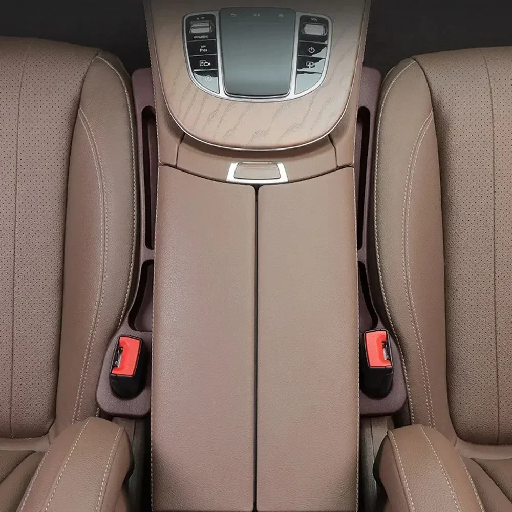 Universal 2 Pcs Car Seat Gap Filler & Console Organizer Set Description_images_05