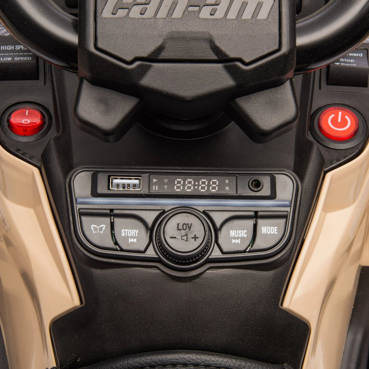 2026 Can Am Outlander 24V 4X4 2 Seater Kids Ride On ATV