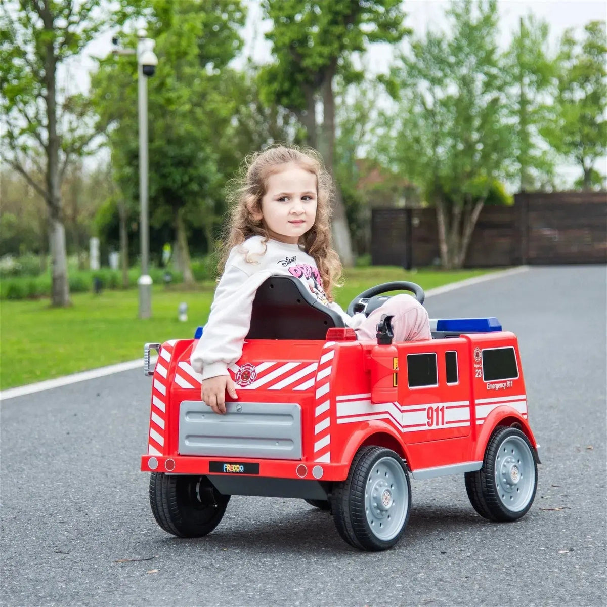 12V Fire Truck 1 Seater Ride on