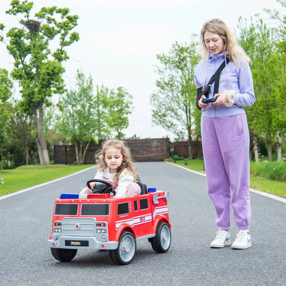 12V Fire Truck 1 Seater Ride on