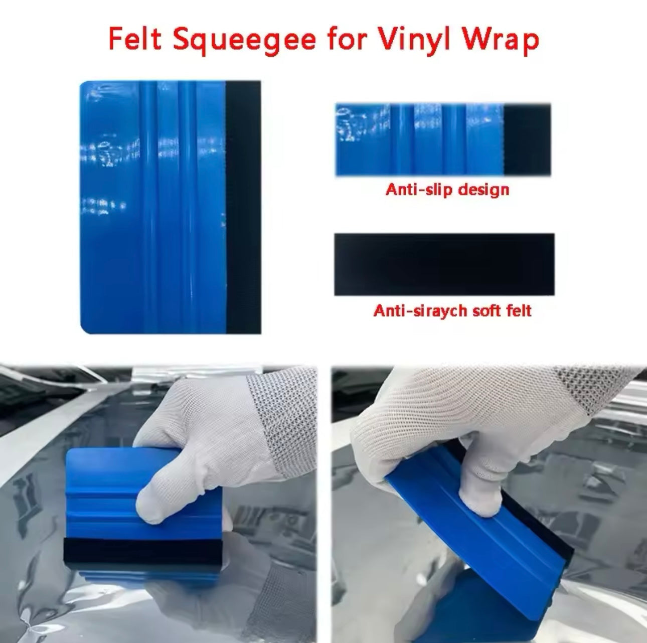 Car Vinyl Wrap Tools Kit | Squeegee, Scraper & Cutting Knife for Window Film FullSizeRender_a15bc65c-510d-4ea2-a915-3c17aaeeb51a