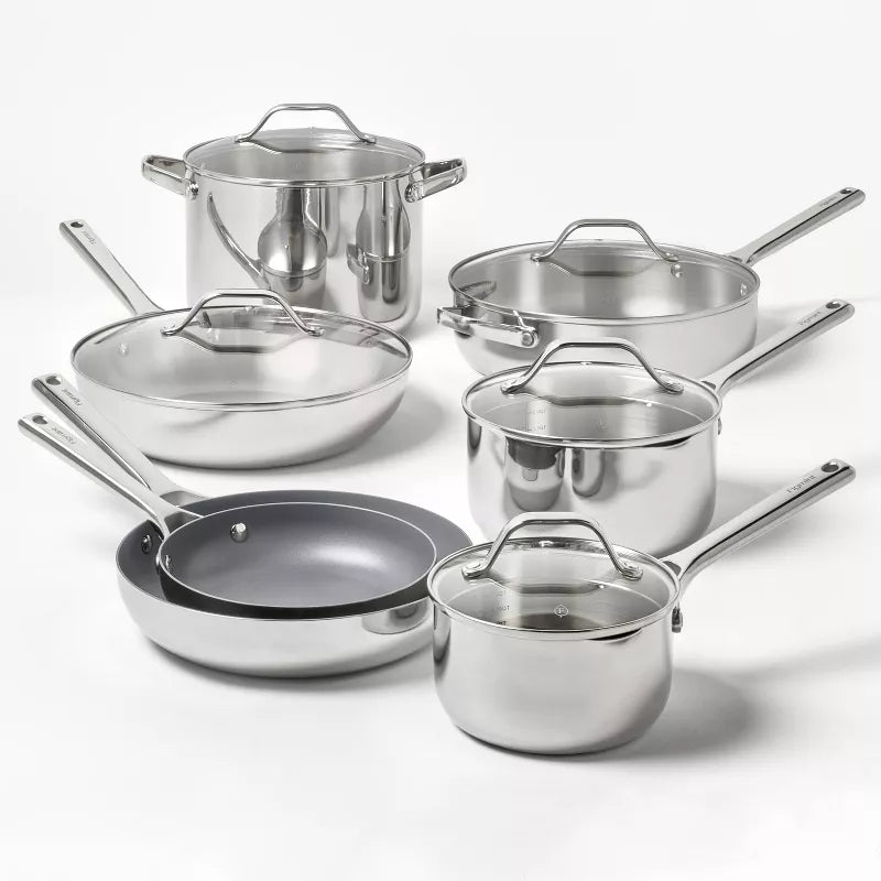 2pc Stainless Steel Ceramic Coated Nonstick GUEST_ad18ca3f-c6e7-4a81-b1bf-5cac90892ba0