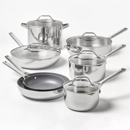 2pc Stainless Steel Ceramic Coated Nonstick GUEST_ad18ca3f-c6e7-4a81-b1bf-5cac90892ba0