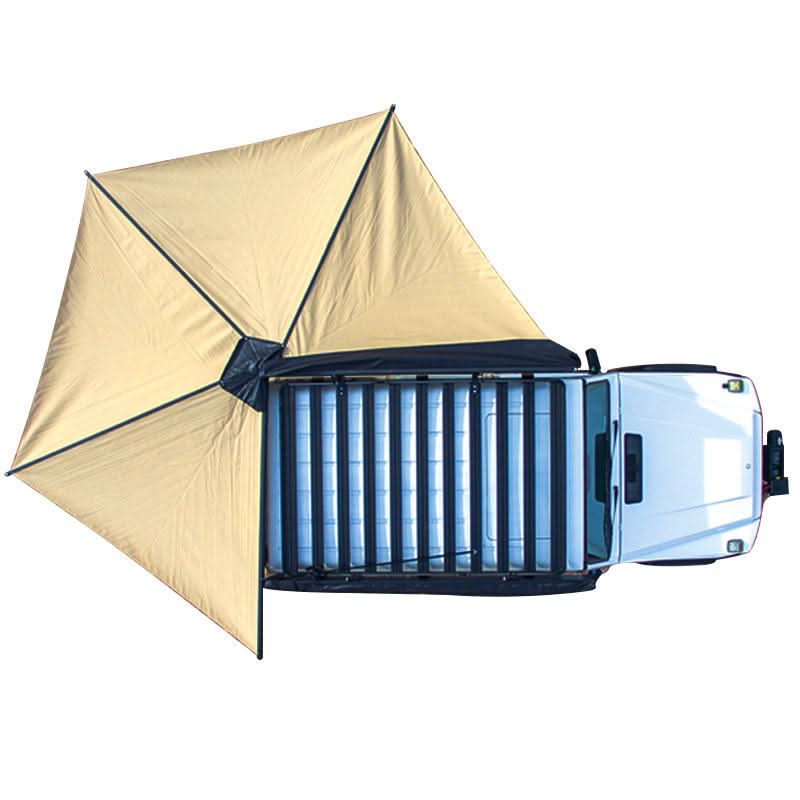 270° Fan-Shape Car Side Awning – Hexagon Waterproof UV Shield H272a61a446fd4848b09ac13125d3899eO