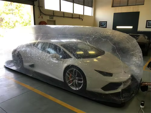 Waterproof outdoor cover dust protection infable car bubble tent for suv H83e4c97a08f04046a3a223fd8a201483B