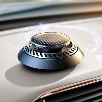 Ceeniu UFO Solar Car Air Freshener | Rotating Alloy Aroma Diffuser (2025) Black Main_01_729d4a23-ede8-4456-bc1c-a3fe3e781318
