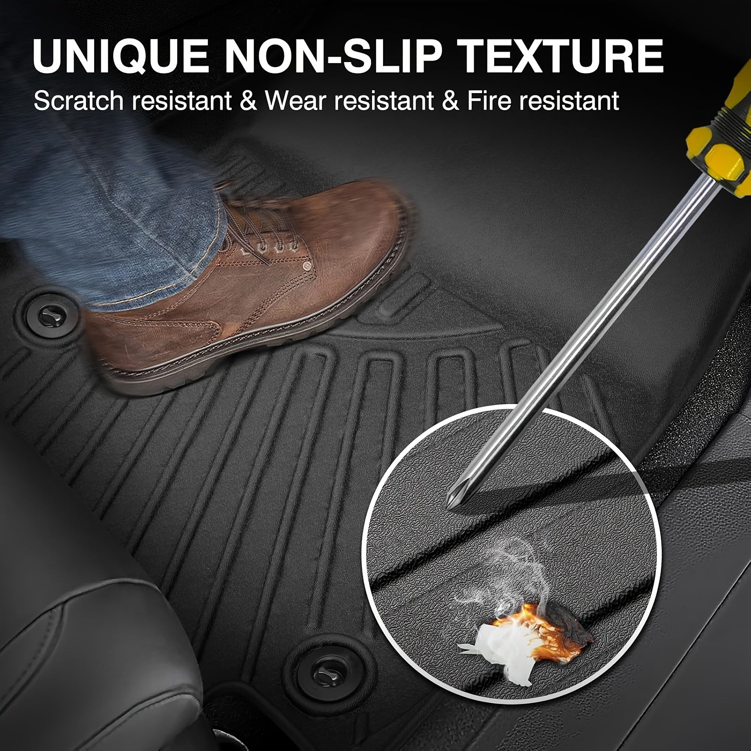 Toyota C-HR 2018–2023 3D Laser-Fit All-Weather TPE Floor Mats