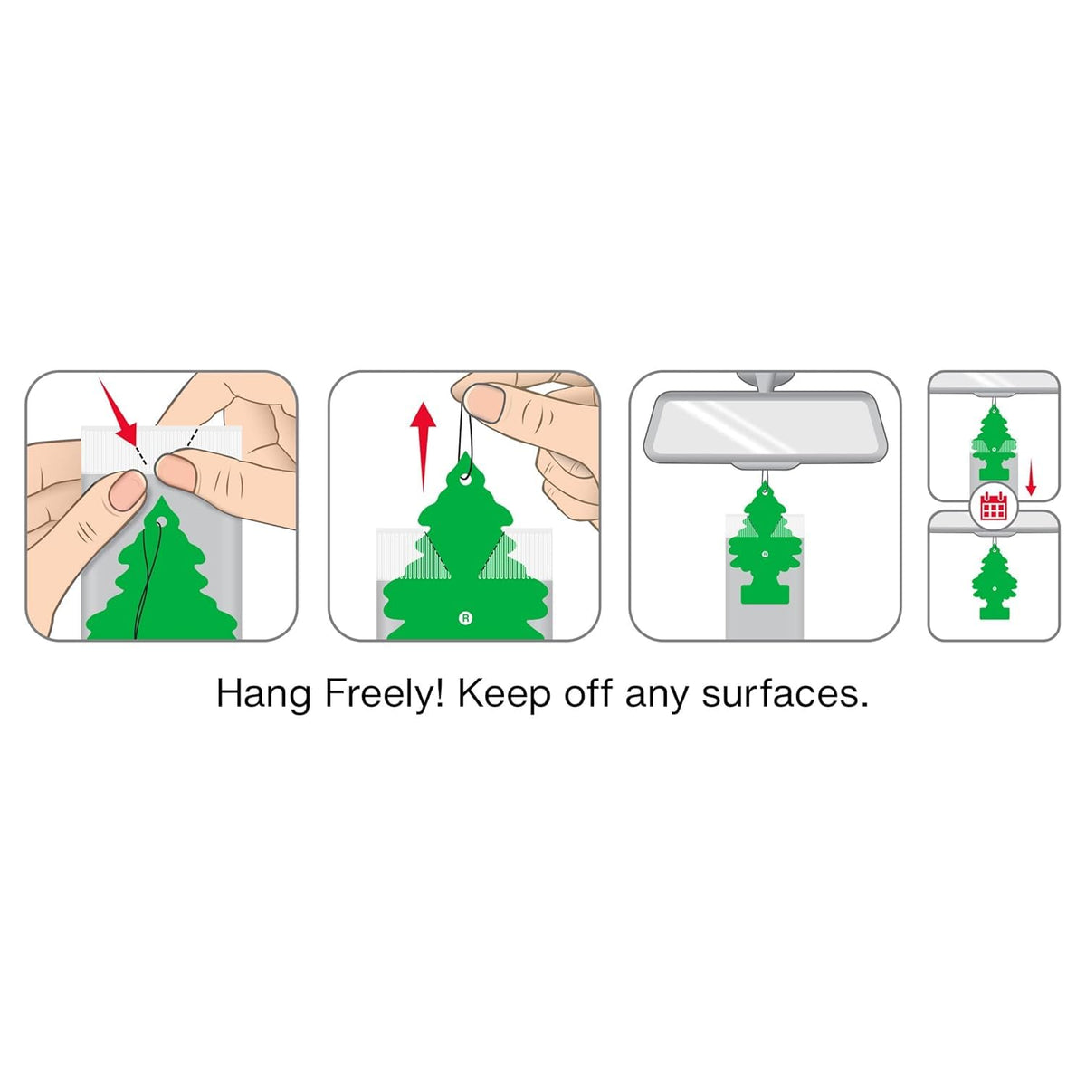 LITTLE TREES Car Air Freshener - Black Ice (24 Pack) | Long-Lasting Hanging Tree Scent for Car & Home Main_07_bcdf2a50-a809-4625-a34b-a11874ca2a2b
