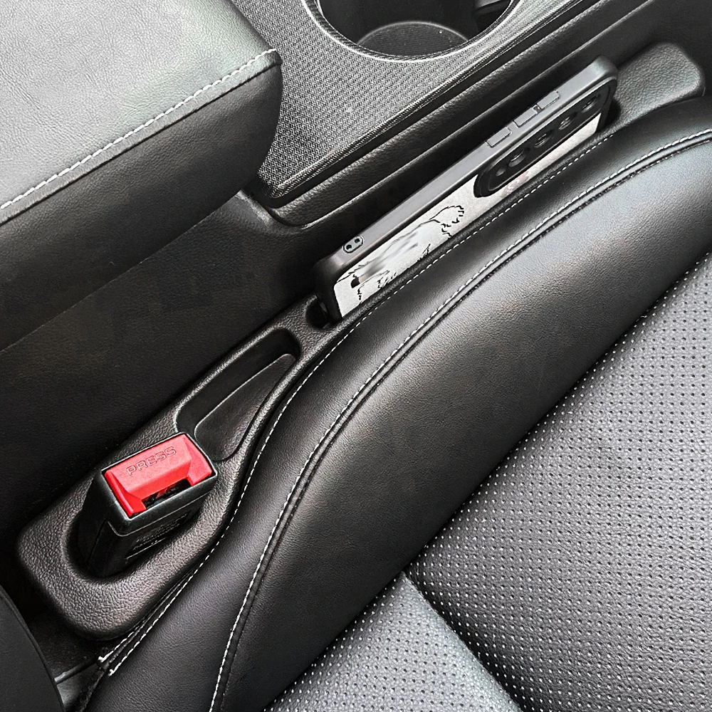 Universal 2 Pcs Car Seat Gap Filler & Console Organizer Set Main_image_07