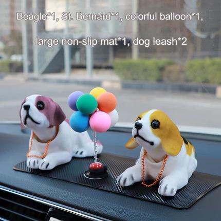 Car Shaking Head Dog Decoration Platform Interior Big st. bernard ball O1CN018sybXt2HTD5RHRMoK__2212071739151_430x_1