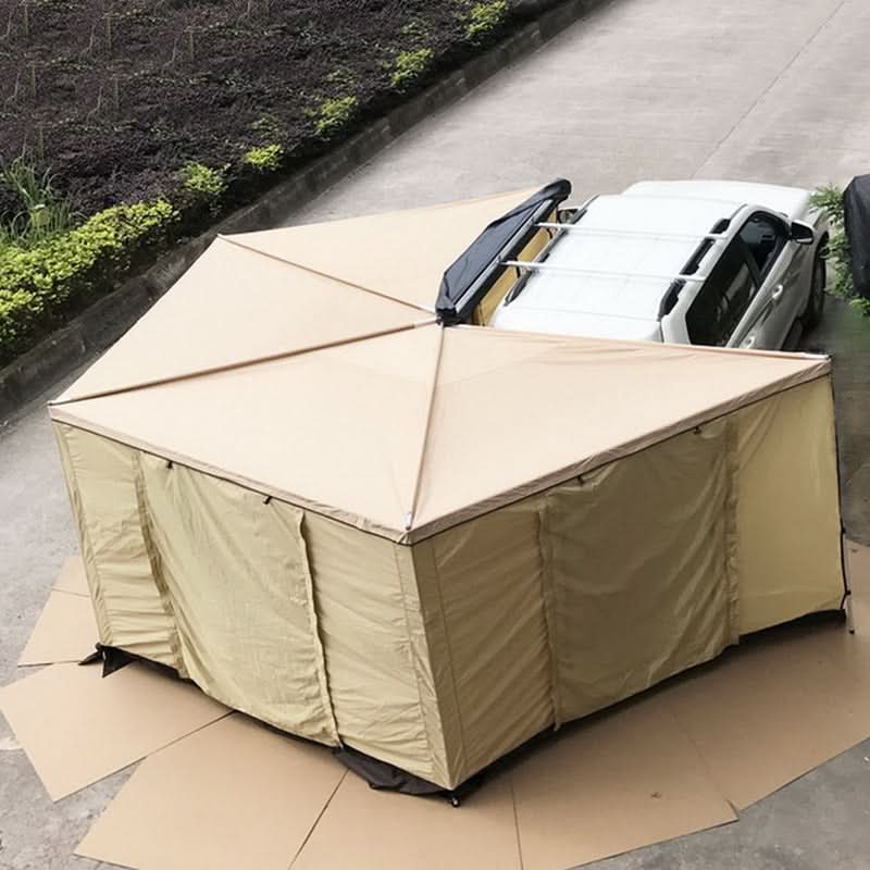 270° Fan-Shape Car Side Awning – Hexagon Waterproof UV Shield O1CN01E8iIPt1pyzQGo5No7__2212468365430-0-cib
