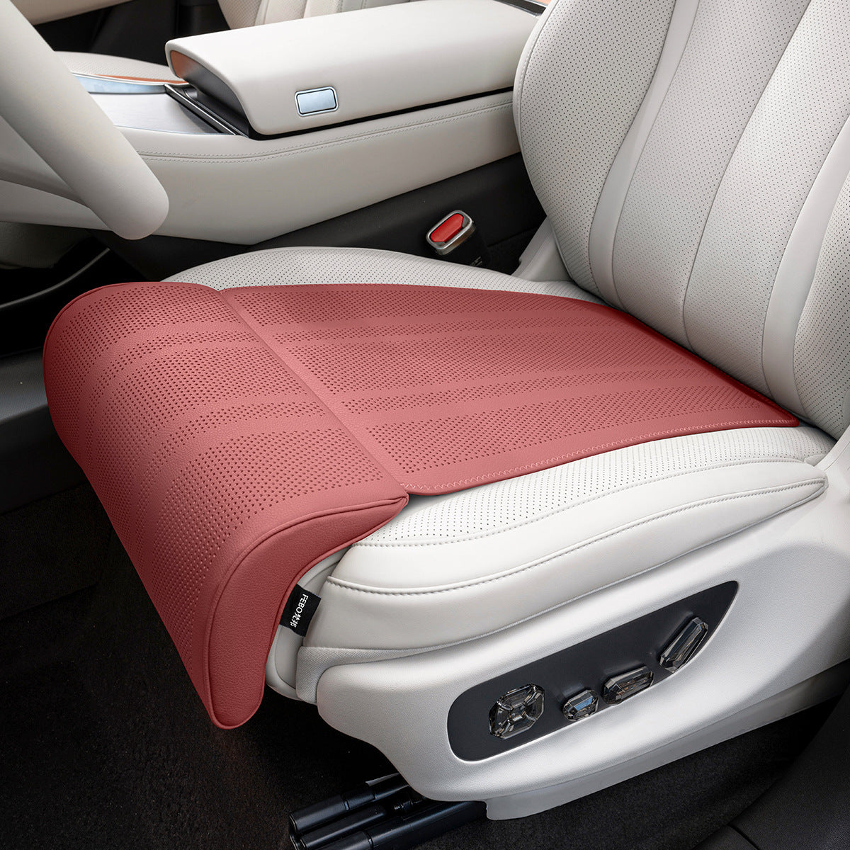 Ergonomic Car Seat Cushion & Leg Support, Long Drive Comfort Customer Leg Support [Volcano Red] 1 piece O1CN01PInbXN1MpGRZMFO0T__2219203171483-0-cib
