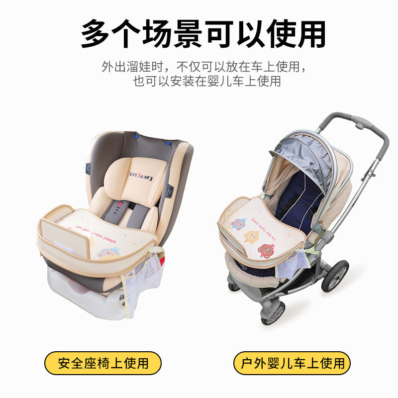 Car Cartoon Waterproof Baby Dining Table Car Rear Multifunctional Storage Small Table Child Safety Seat Tray O1CN01QZ9PNM1hSuxOPu6Fj__2213005604277-0-cib