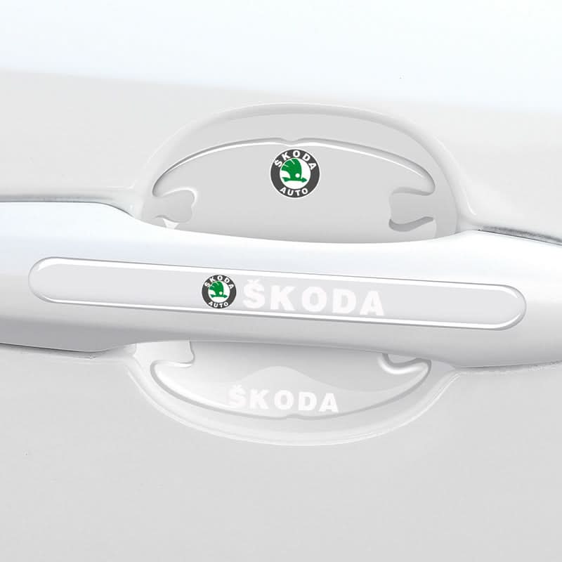 Car Door Handle & Anti-Collision 14-Piece Protection Anti-collision strip + door bowl + door handle + rear-view mirror 14-piece set Skoda O1CN01Raivil1zO1hJhMt8R__2213321126703-0-cib