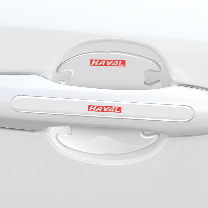 Car door handle protection strip with Haval logo