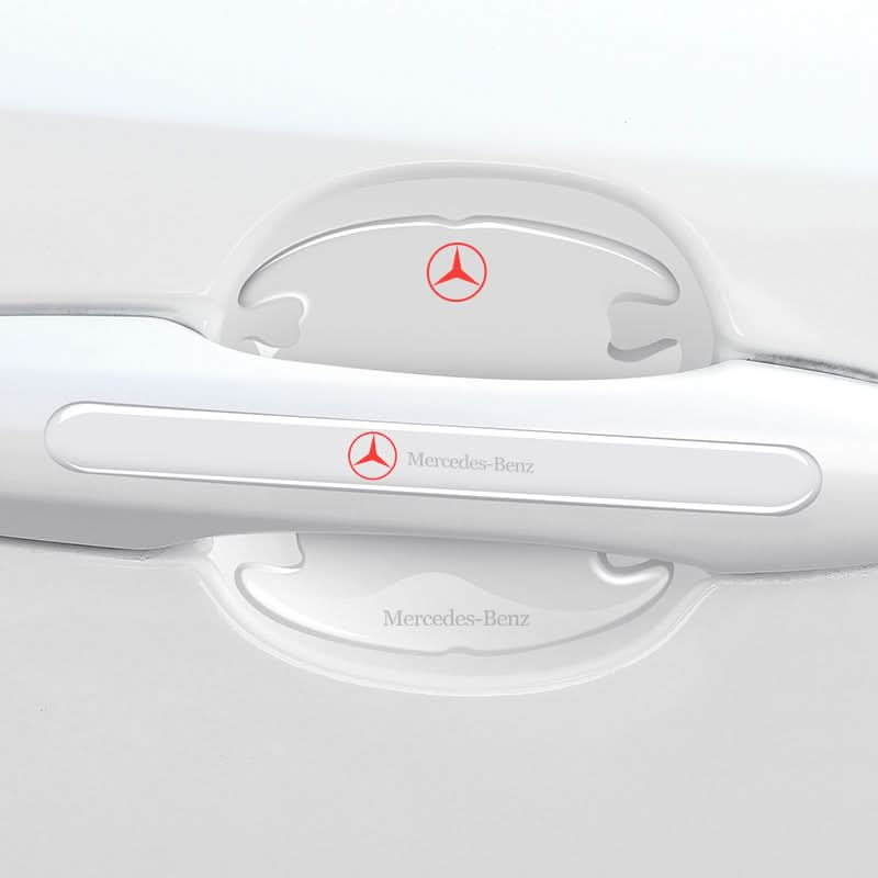 BMW car door handle protection strip with logo