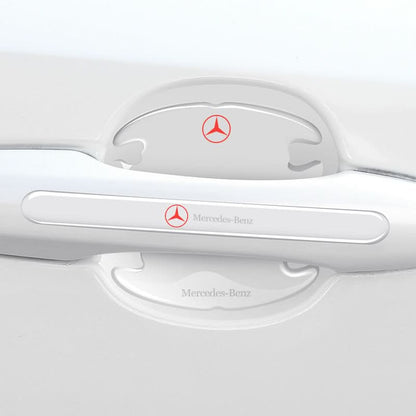 BMW car door handle protection strip with logo