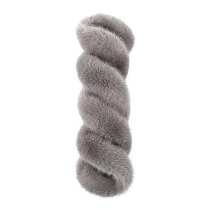 Warm Plush Car Steering Wheel Cover Gray O1CN01a6063T2H1H91T47gX__2215075849090-0-cib