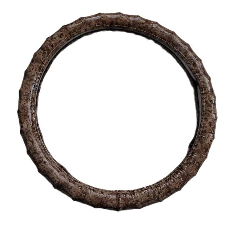Luxury Peach Wood Grain Steering Wheel Cover | Non-Slip & Breathable O1CN01aZXzoj25tz6DnpeCe__2756927585-0-cib