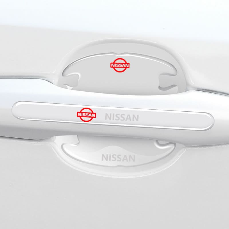 Nissan car door handle protection strip with logo