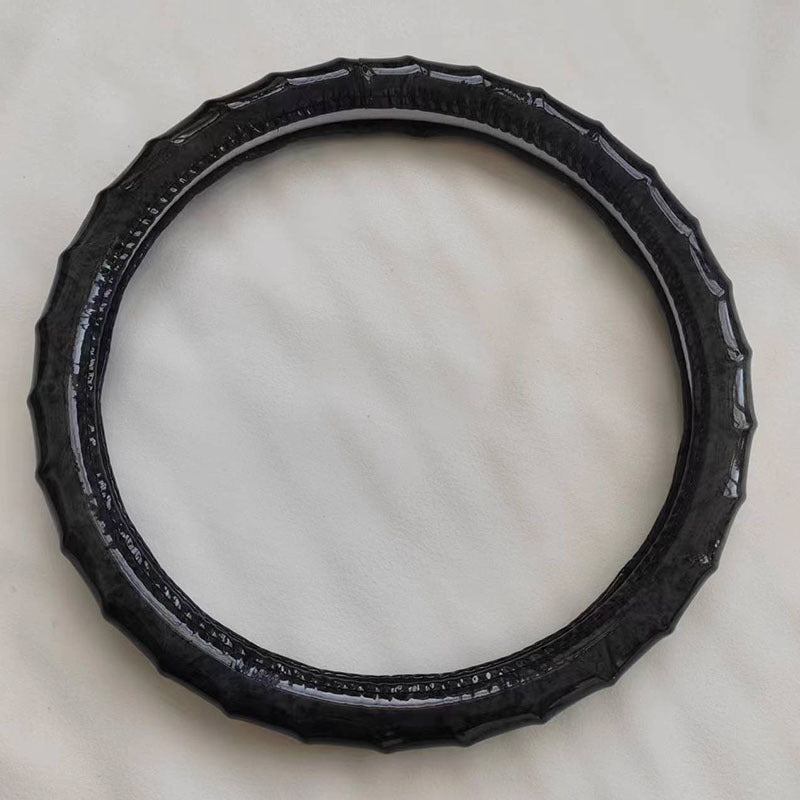 Luxury Peach Wood Grain Steering Wheel Cover | Non-Slip & Breathable Black 38cm O1CN01fANALK25tz6DngvBK__2756927585-0-cib